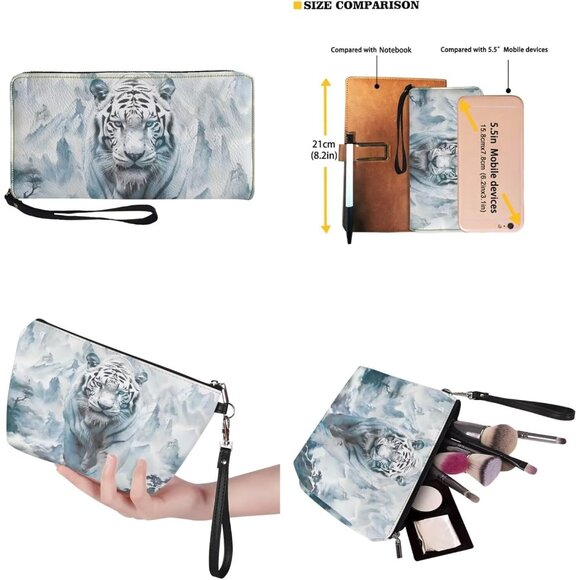 Women 3PCS Tote Bag with Wallet Purse Handbag Set Large Top Handle Casual Satche - Picture 3 of 7